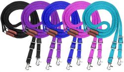 Showman Premium 8' braided nylon contest reins